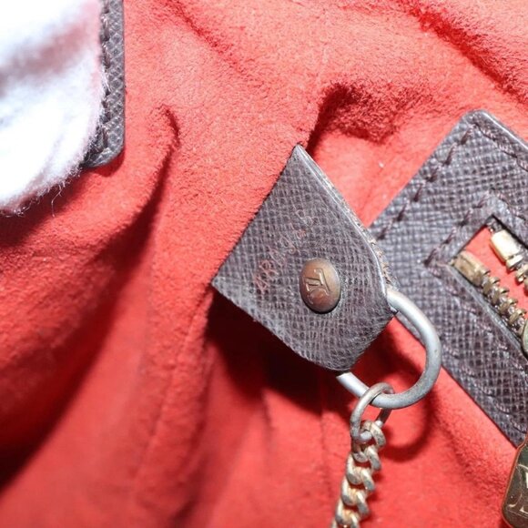 LOUIS VUITTON Damier Ebene Marais Shoulder Bag N42240 LV Auth BA3710 - Picture 11 of 16